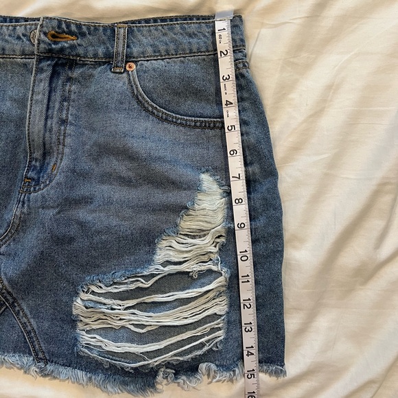 Caffeine Denim skirt size M with rips - Picture 3 of 4